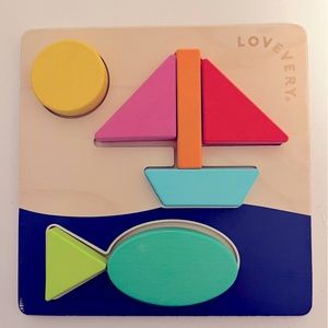 Lovevery Double-sided sunny day puzzle 25-27 mo Helper play kit